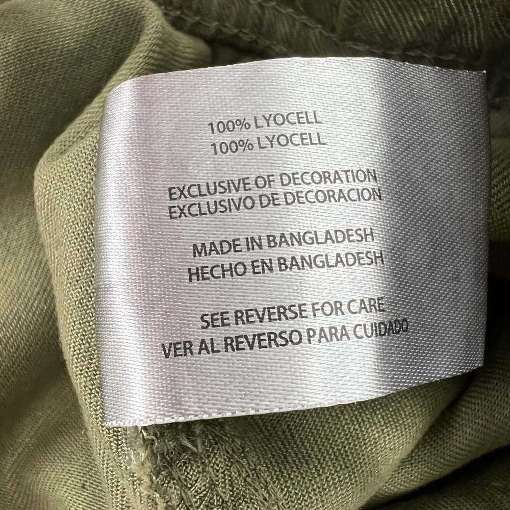 NEW Gap Women's Elastic Waist Tencel Pull-On Pant - Olive Night - XXL Retail $80 - Picture 10 of 10
